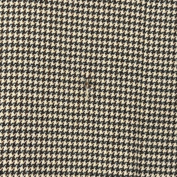 Ermenegildo Zegna 15 Milmil 15 Mens Houndstooth 100% Wool Blazer Jacket Size 54 - Picture 5 of 15